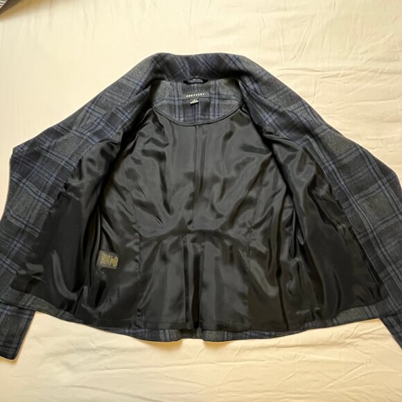Periphery Wool Blend Plaid Blazer - Size 8 / Medium - Picture 11 of 11